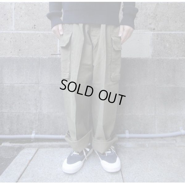 画像1: Deadstock (デッドストック) FRENCH MILITARY M-47 FIELD PANTS Washed