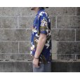 画像5: TWO PALMS (トゥーパームス) S/S Hawaiian Shirt HAWAIIAN ORCHID ネイビー