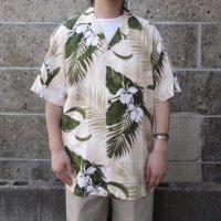 TWO PALMS (トゥーパームス) S/S Hawaiian Shirt GINGER クリーム