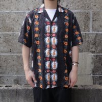 TWO PALMS (トゥーパームス) S/S Hawaiian Shirt Hula Dolls ブラック