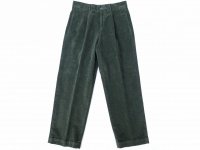 RICCARDO METHA (リカルドメッサ) 1TUCK WIDE PANTS CORDUROY オリーブ