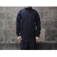 画像1: LIFEWEAR (ライフウェア) LONG SLEEVE MOCK NECK TEE ブラック (1)