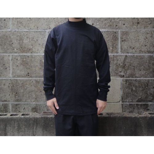 他の写真1: LIFEWEAR (ライフウェア) LONG SLEEVE MOCK NECK TEE ブラック