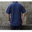 画像7: CalCru (カルクルー) 5.5oz Adult 1/16 microstripe T-shirt ネイビー