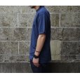 画像6: CalCru (カルクルー) 5.5oz Adult 1/16 microstripe T-shirt ネイビー