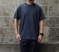 CalCru (カルクルー) 5.5oz Adult 1/16 microstripe T-shirt ブラック