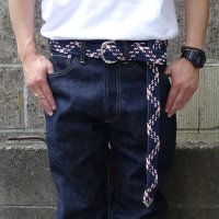 Brushy Creek Belt & Buckle Co. (ブラッシークリーク) Nylon Web Belt ネイビー