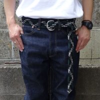 Brushy Creek Belt & Buckle Co. (ブラッシークリーク) Nylon Web Belt ハンターグリーン