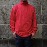 LIFEWEAR (ライフウェア) LONG SLEEVE TURTLENECK TEE レッド