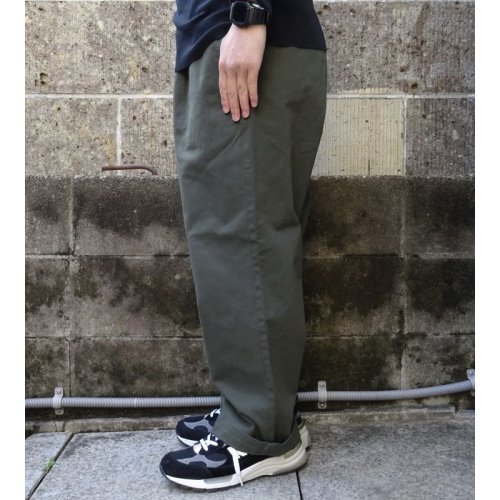 他の写真2: RICCARDO METHA (リカルドメッサ) 1TUCK WIDE TROUSERS オリーブ