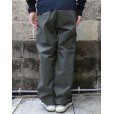 画像3: RICCARDO METHA (リカルドメッサ) 1TUCK WIDE TROUSERS オリーブ (3)