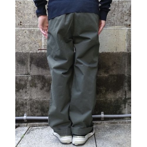 他の写真3: RICCARDO METHA (リカルドメッサ) 1TUCK WIDE TROUSERS オリーブ