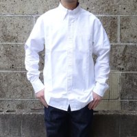 GAMBERT SHIRT (ギャンバートシャツ) B/D SHIRT OX SOLID ホワイト