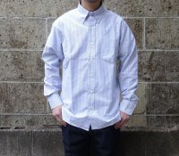 GAMBERT SHIRT (ギャンバートシャツ) B/D SHIRT OX STRIPE ネイビーストライプ