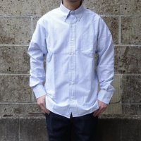 GAMBERT SHIRT (ギャンバートシャツ) B/D SHIRT OX STRIPE ネイビーストライプ