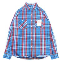 CAMCO (カムコ) DOUBLE FACE HEAVY FLANNEL SHIRT ブルー