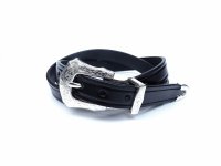 TORY LEATHER (トリーレザー) NICKEL 3/4 WESTERN BELT ブラック