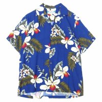 TWO PALMS (トゥーパームス) S/S Hawaiian Shirt HAWAIIAN ORCHID ネイビー