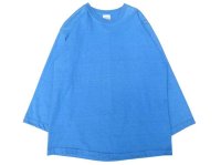 CAMBER (キャンバー) 8oz MAX WEIGHT CUT 8分袖 T-SHIRT GARMENT DYED サックス