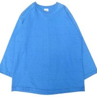 CAMBER (キャンバー) 8oz MAX WEIGHT CUT 8分袖 T-SHIRT GARMENT DYED サックス