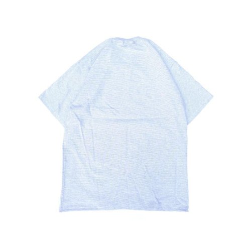 他の写真2: CalCru (カルクルー) 5.5oz Adult 1/16 microstripe T-shirt アッシュ/ホワイト