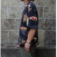画像5: TWO PALMS (トゥーパームス) S/S Hawaiian Shirt / Rayon WOODY ブラック