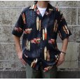画像4: TWO PALMS (トゥーパームス) S/S Hawaiian Shirt / Rayon WOODY ブラック