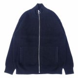 VINCENT ET MIREILLE (ヴァンソンエミレイユ) FULL ZIP SWEATER ブラック