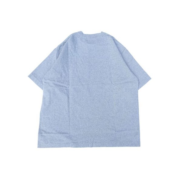 画像2: MIDA (ミダ) CREW NECK POCKET TEE S/S ヘザーグレー