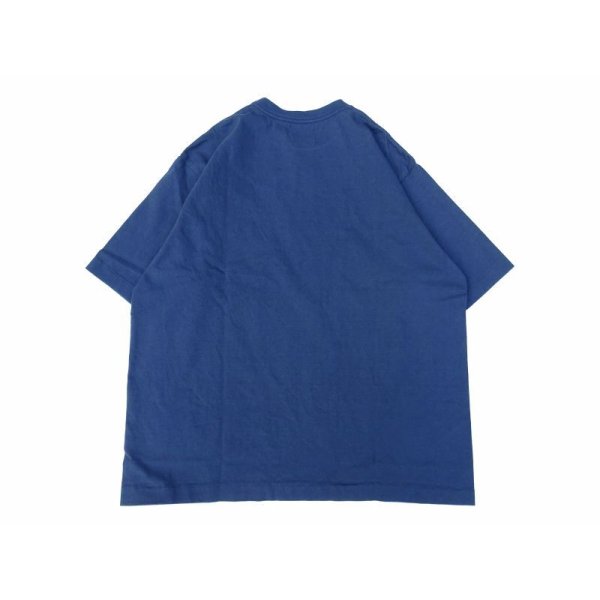 画像2: MIDA (ミダ) CREW NECK POCKET TEE S/S ネイビー