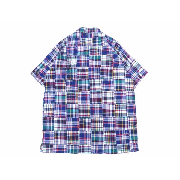 画像2: SERO (セロ ) S/S OPEN COLLOR SHIRT PATCHWORK クレイジー