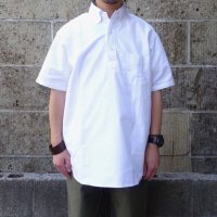 SERO (セロ ) B.D. SHORT SLEEVE PO SHIRT OXFORD ホワイト