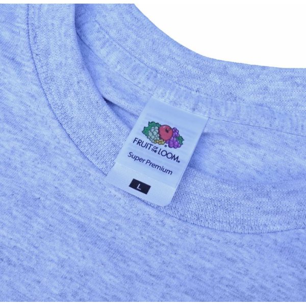 画像3: Deadstock EURO FRUIT OF THE LOOM TEE グレー