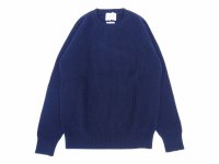 VINCENT ET MIREILLE (ヴァンソンエミレイユ) CREW NECK SWEATER 8GG AZE ネイビー