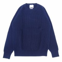 VINCENT ET MIREILLE (ヴァンソンエミレイユ) CREW NECK SWEATER 8GG AZE ネイビー