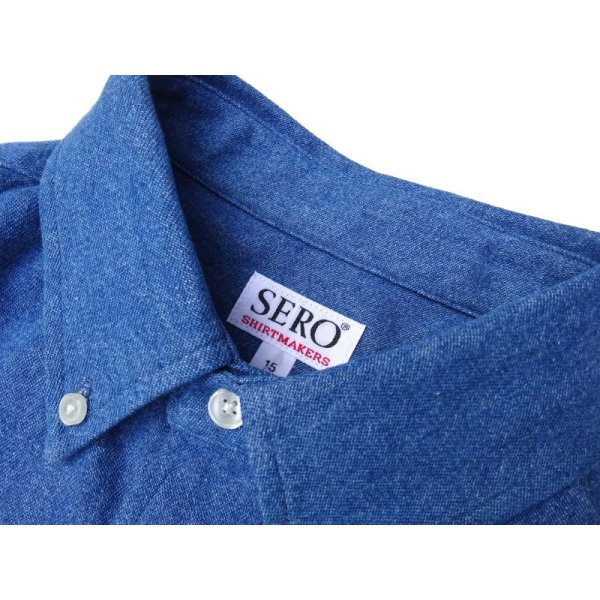 画像3: SERO (セロ) B.D. REGULAR SHIRT 8.5oz DENIM ブルー