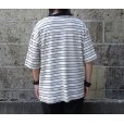 画像7: THOUSAND MILE (サウザンドマイル) SHORT SLEEVE MULTI BORDER T-SHIRT 白×黒×ベージュ