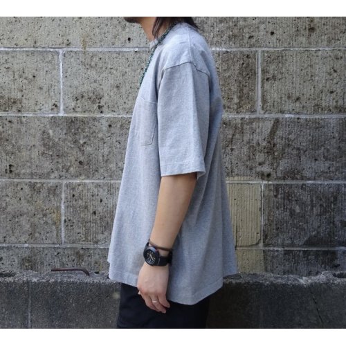 他の写真2: MIDA (ミダ) CREW NECK POCKET TEE S/S ヘザーグレー