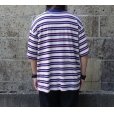 画像7: THOUSAND MILE (サウザンドマイル) SHORT SLEEVE MULTI BORDER T-SHIRT 白×赤×紺×青