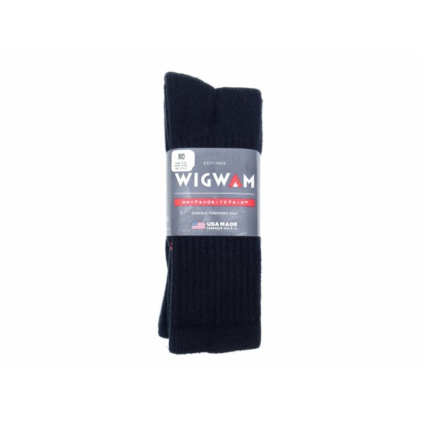 画像1: WIGWAM (ウィグワム) Super 60 Crew 3P Socks ブラック