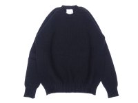 Jamieson’s (ジャミーソンズ) Plain Saddle Shoulder crew neck ブラック