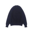 画像2: Jamieson’s (ジャミーソンズ) Plain Saddle Shoulder crew neck ブラック (2)