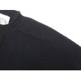 画像4: Jamieson’s (ジャミーソンズ) Plain Saddle Shoulder crew neck ブラック