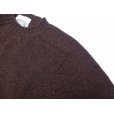 画像4: Jamieson’s (ジャミーソンズ) Plain Saddle Shoulder crew neck ミディアムブラウン