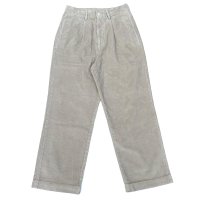 RICCARDO METHA (リカルドメッサ) 1TUCK WIDE PANTS CORDUROY ベージュ