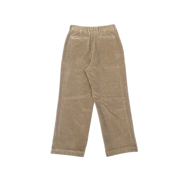 画像2: RICCARDO METHA (リカルドメッサ) 1TUCK WIDE PANTS CORDUROY カーキ