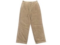 RICCARDO METHA (リカルドメッサ) 1TUCK WIDE PANTS CORDUROY カーキ