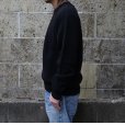 画像6: Jamieson’s (ジャミーソンズ) Plain Saddle Shoulder crew neck ブラック