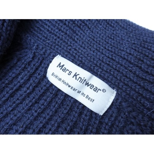 他の写真3: Mars Knitwear (マーズニットウェア) WILLIAM SHAWL COLLAR ネイビー