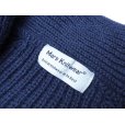 画像3: Mars Knitwear (マーズニットウェア) WILLIAM SHAWL COLLAR ネイビー (3)